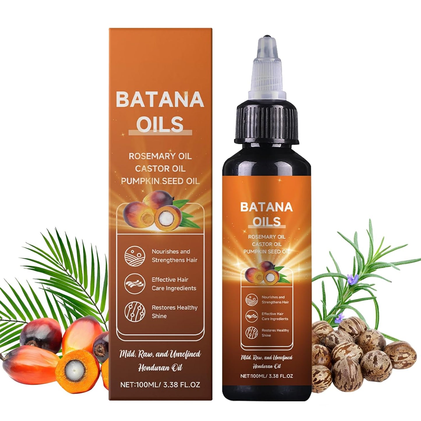 BIYORA™ 100% Pure Batana Oil – Natural Hair Repair & Growth